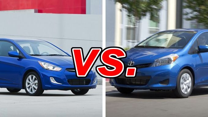 Hyundai accent vs toyota yaris