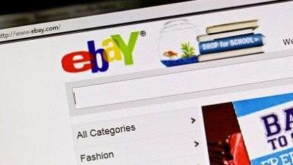 The front page of Ebay.com