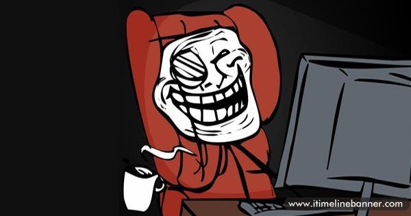 troll face on computer troll face on computer