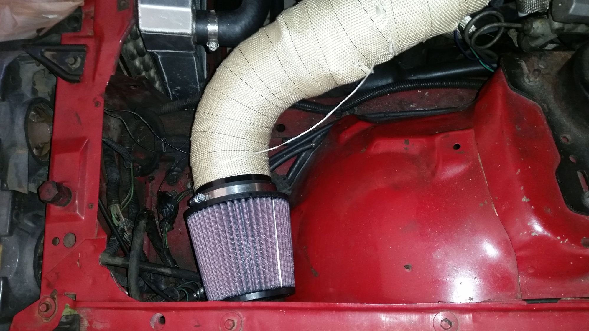 Designed cold air intake for carburetor models Third Generation F