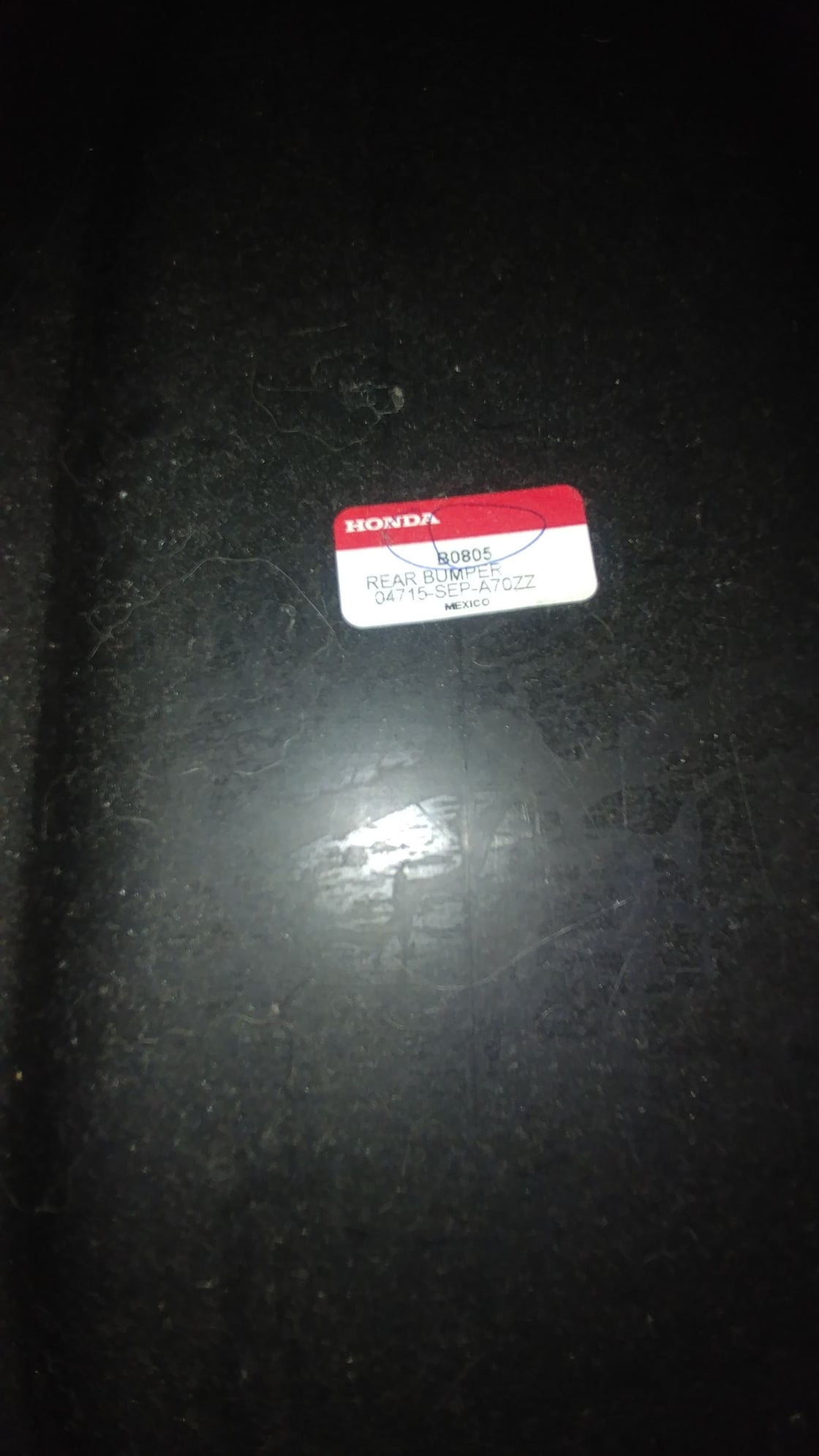 2008 Acura TL - OEM Type S rear bumper ONLY (non-painted) - Accessories - $250 - Houston, TX 77053, United States