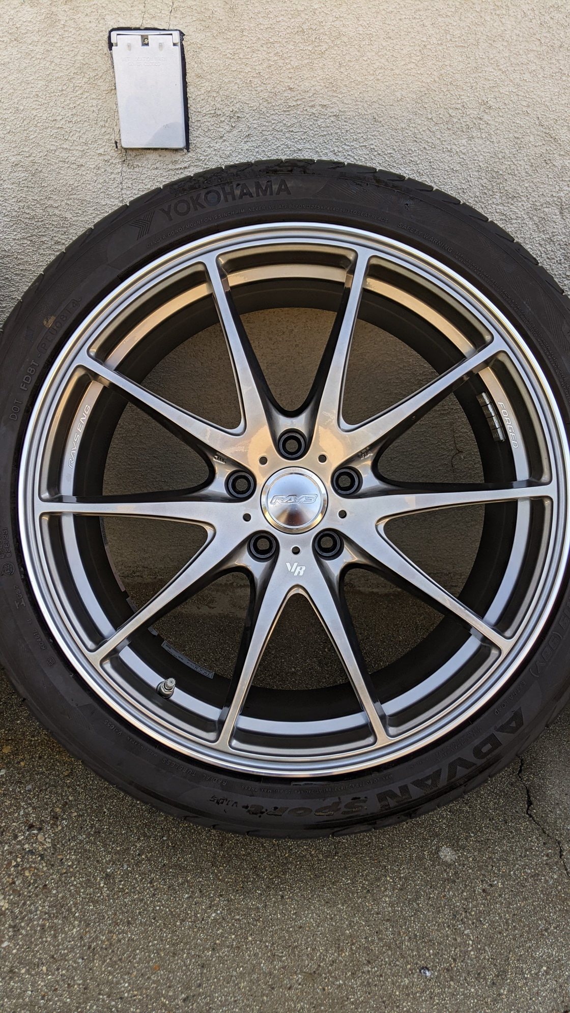 Wheels and Tires/Axles - FS: Volk Racing G25 Prism Dark Silver - 19X8.5, 5x114.3, 35mm Offset - Used - 0  All Models - Los Angeles, CA 90501, United States