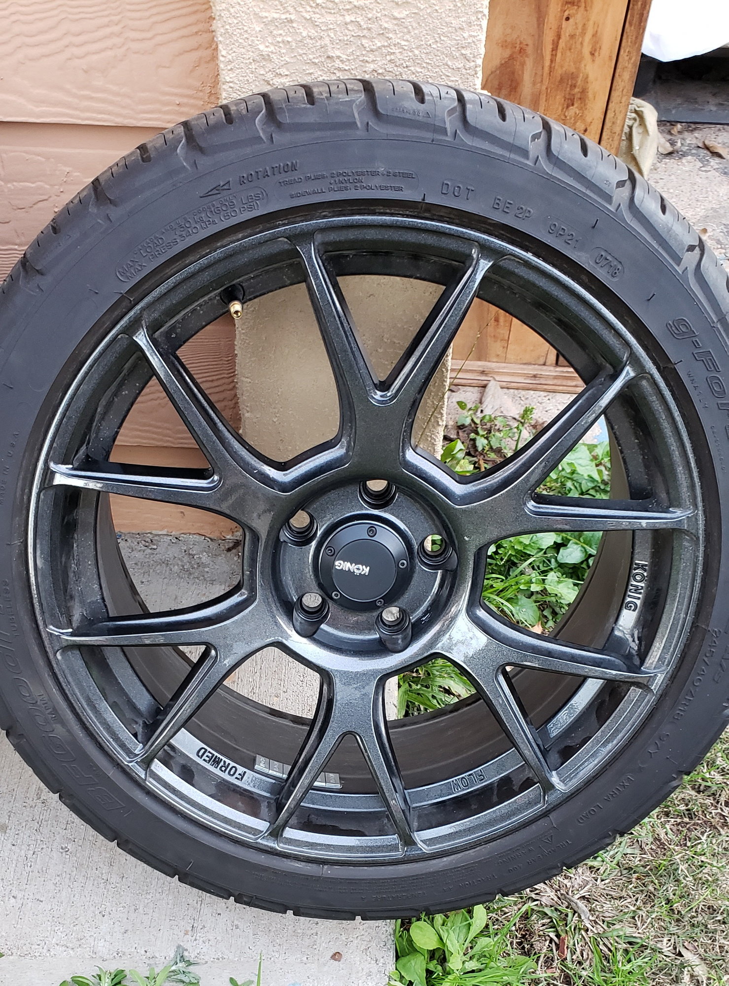 2008 Acura TL - Konig Ampliform Wheels and BFG G-Force Comp2 Tires - Wheels and Tires/Axles - $1,240 - Houston, TX 77584, United States