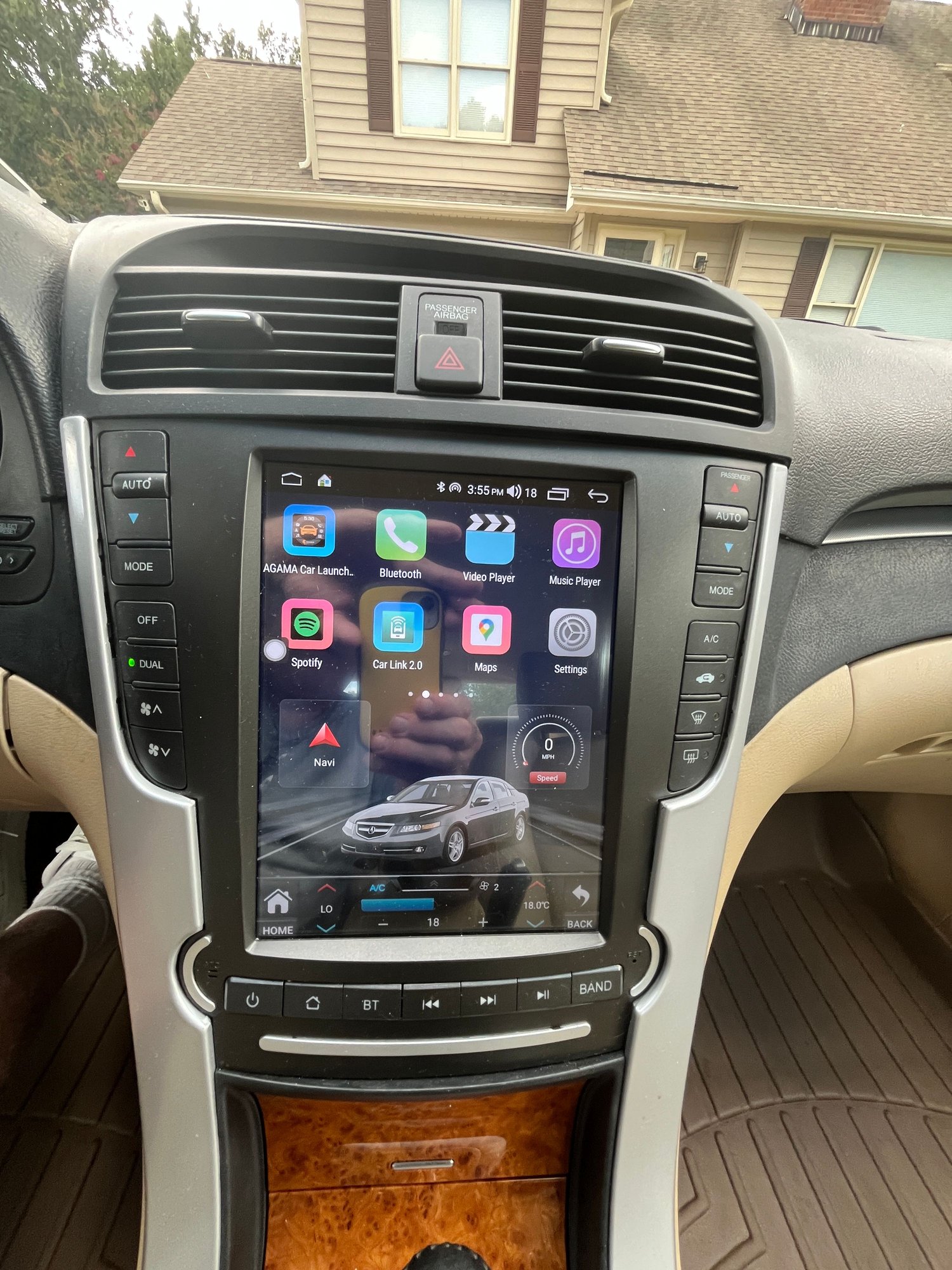 2006 Acura TL - 2006 Acura TL Lots of Upgrades & Tesla Head Unit / Needs rebuilt transmission - Used - VIN 19UUA66276A001905 - 119,000 Miles - 6 cyl - 2WD - Automatic - Sedan - Red - Greenville, SC 29687, United States