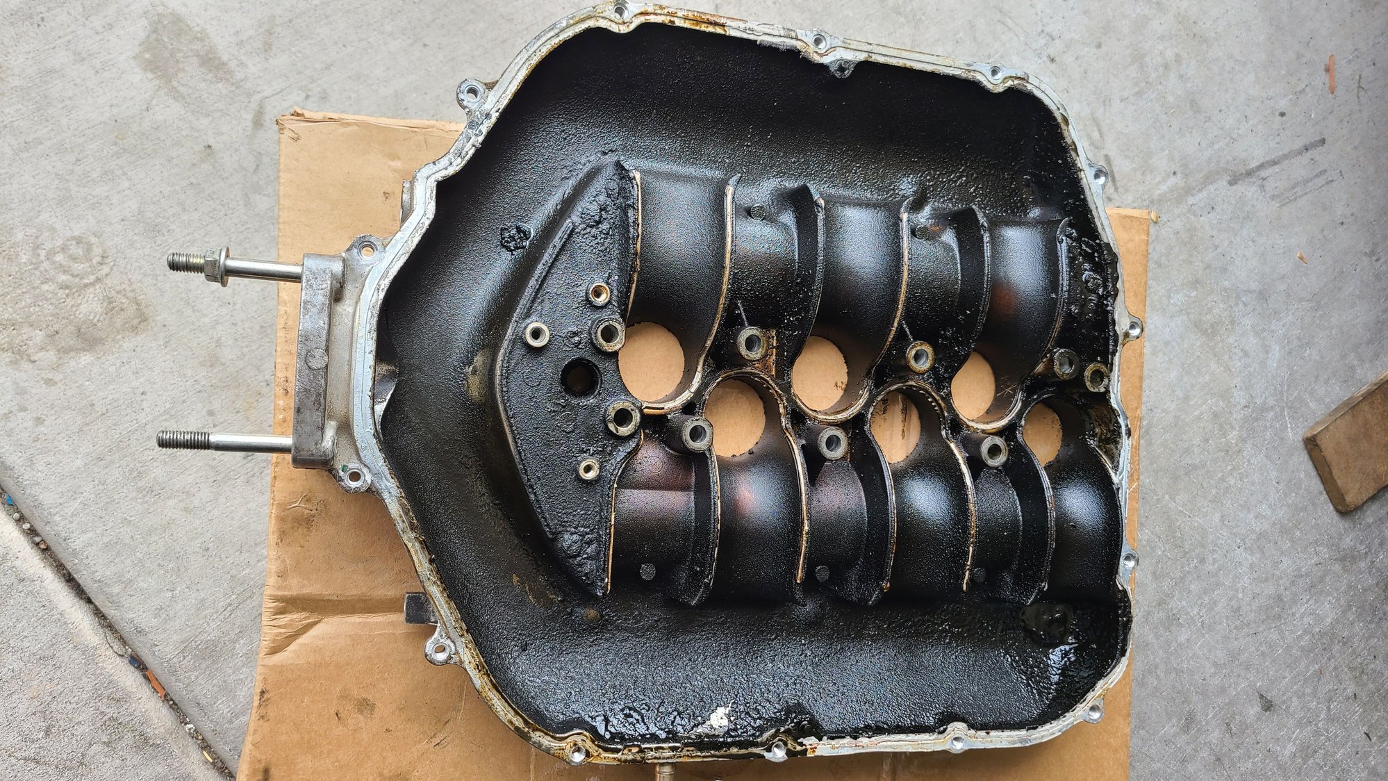 Split open the RL J35 Intake manifold AcuraZine Acura Enthusiast