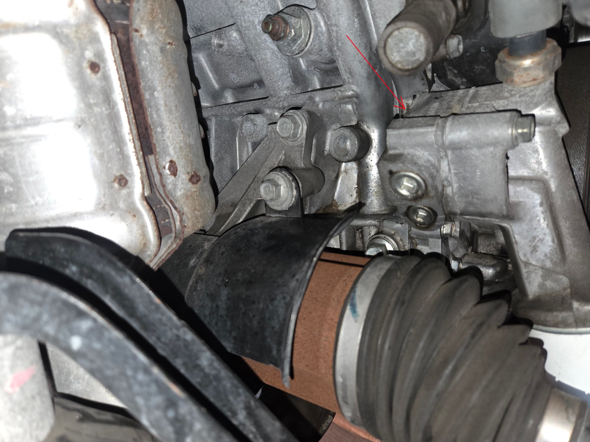 The leak comes from here.