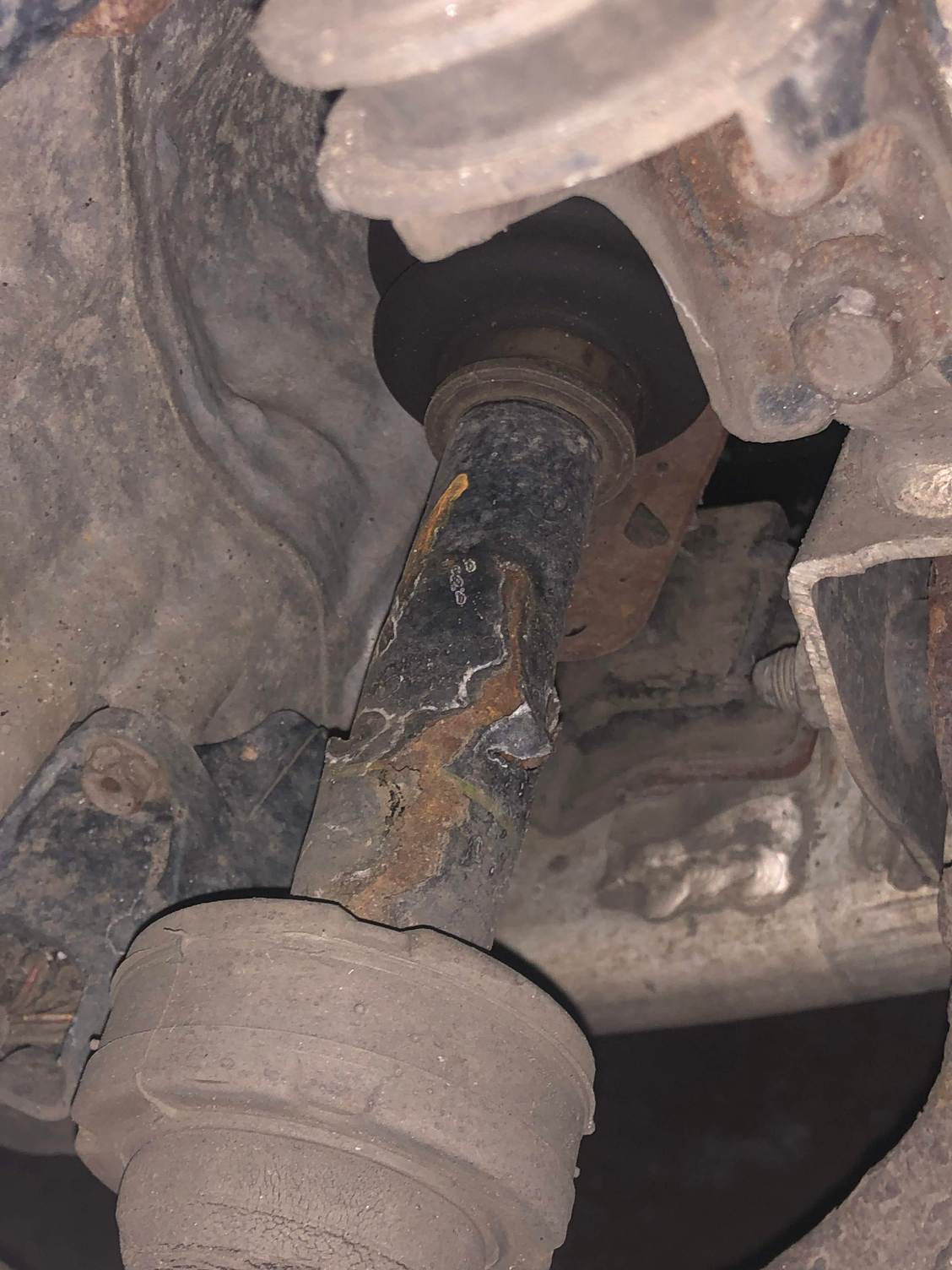 Advice on Rusted Drive Shaft and Cracked Compliance Bushings
