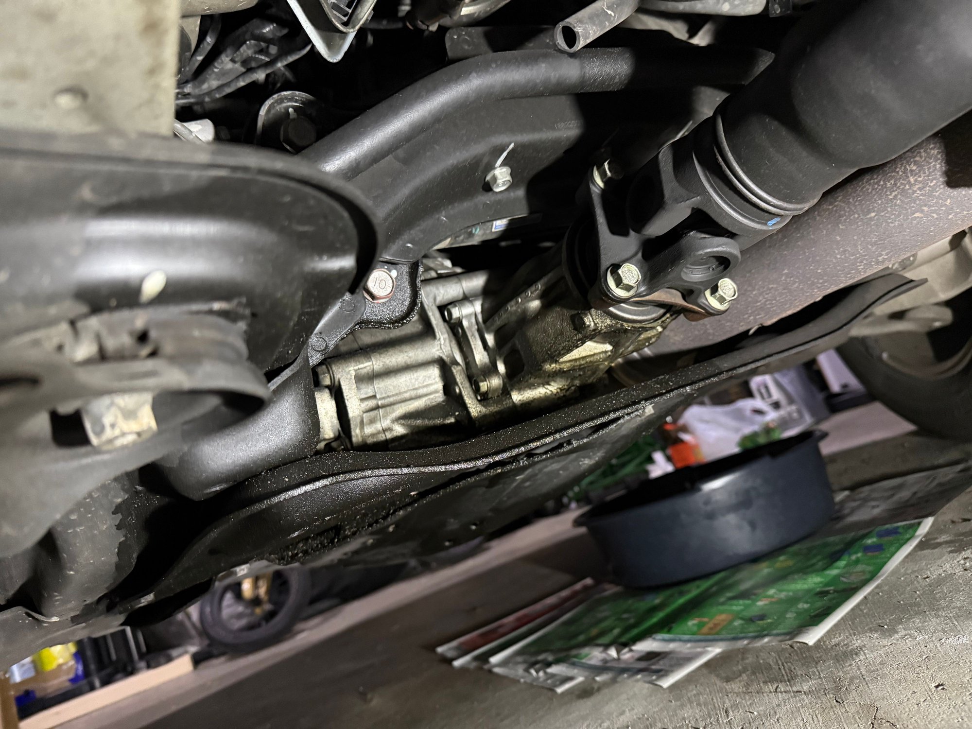 This is the photo I took from behind to the engine area. 