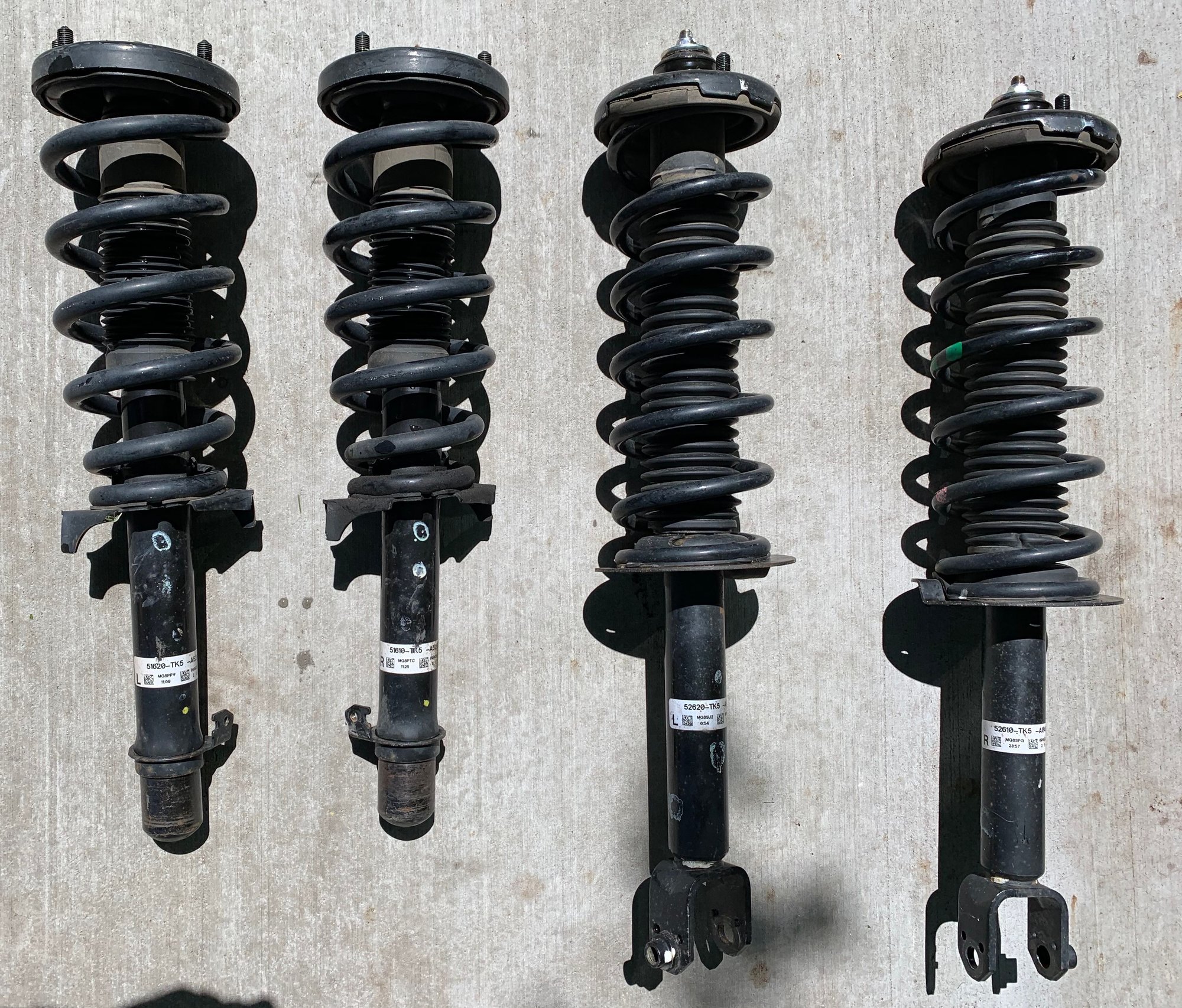 FS 20102014 Acura TL MT Complete Suspension Shocks, Springs, Top