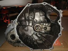 Tranny has metal scratches all over it