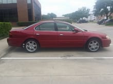 My daily driver. Acura TL with CL Type S wheels.