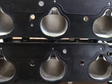 Enlarged ports - Top
Stock ports - Bottom