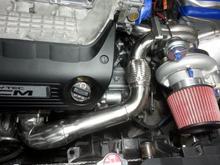 Here is another example a turbo setup in a J series.