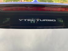 Canadien market Civic Type R rear glass decal