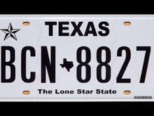 New Texas plate!!!