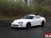 Caught leaving the lot, one of the cleanest Supras we've ever seen. Not a single scratch on this period correct build (excluding the rims).