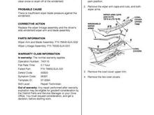 Acura TSB 07 009 Windshield Wiper Doesnt Clean Snow or Slush From the Windshield