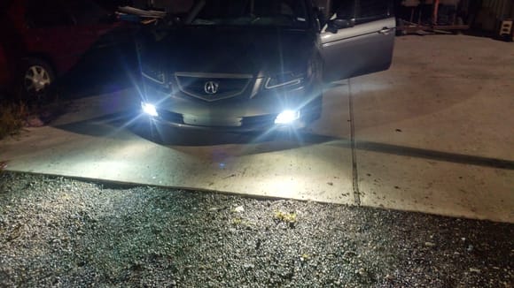 AFTER.

CHECK OUT THE VIDEO BELOW. WITH BOTH HEADLIGHT AND FOGS ON.
