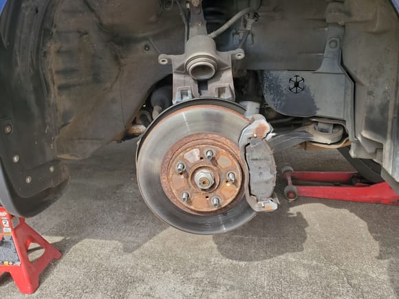 Old brakes and rotors