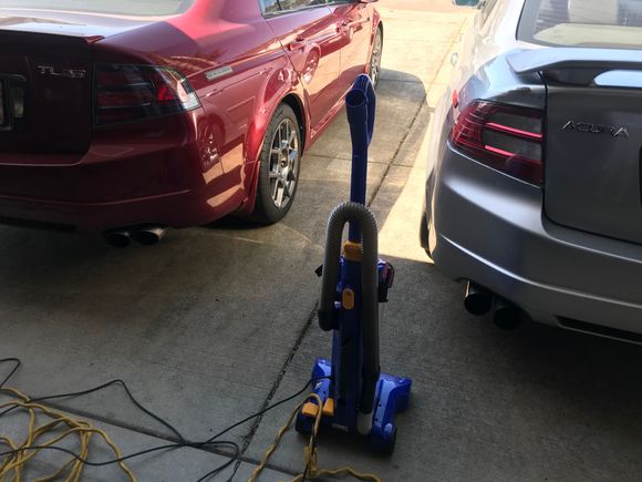 Time to Vacuum all the cars!