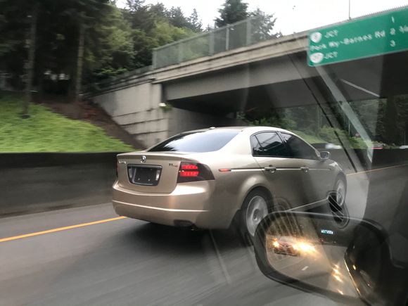 Was doing 59 in a 60MPH zone on the slow lane as usual and this flew by. I screamed TLLLLLLLLLSKIIIIIIII in my normal fashion, but then noticed a new style type S badge and thought, that’s not a “type-s, type-s, type-s”!