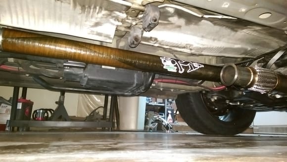 I couldn't be selfish and not share this view of the DSS carbon fiber Driveshaft.