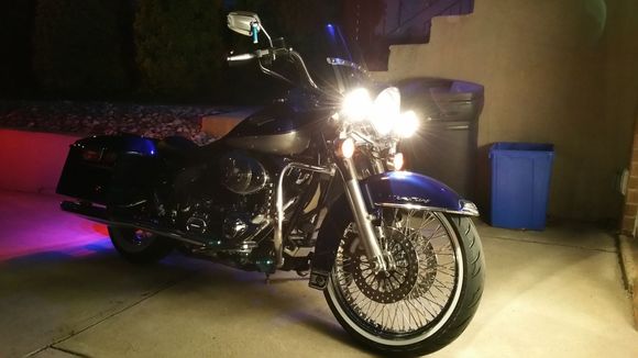 And a Road King at night