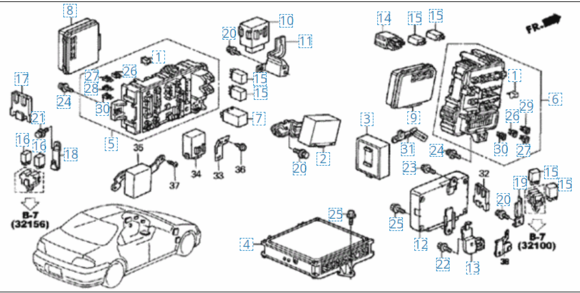 Number 10 is the main power relay