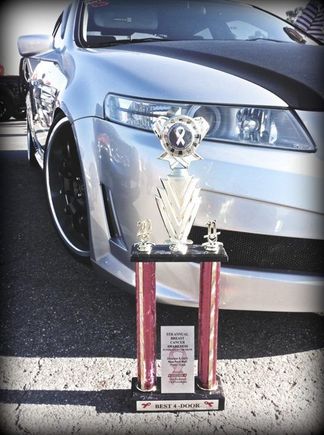 Won "Best 4 Door" at a recent car show.  some event pics can be seen here. http://geekworkz.smugmug.com/Automotive/Carshows/District-10-BCA-Carshow/19423447_q28sJ5#1519157350_FGFxJbP
