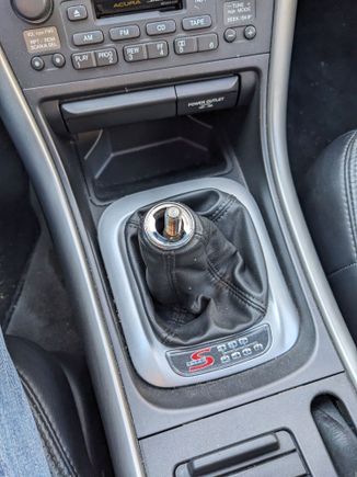 Old knob removed