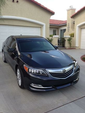 2014 Acura RLX Tech Graphite with Black interior.