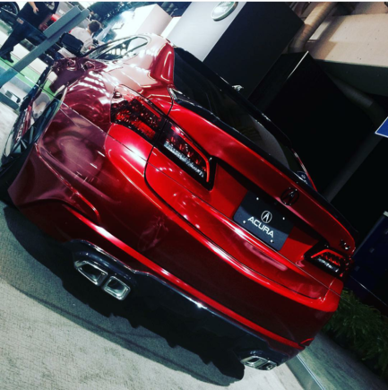 As I was skimming through Instagram. ..I came across this a tlx with an exhaust ...