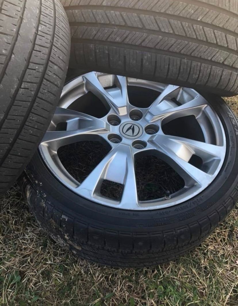 Wheels and Tires/Axles - SOLD: 2009-2014 Acura TL Advance Package 19" Wheels & Tires! 5X120 - Used - 2009 to 2014 Acura TL - 2005 to 2012 Acura RL - Silver Spring, MD 20901, United States