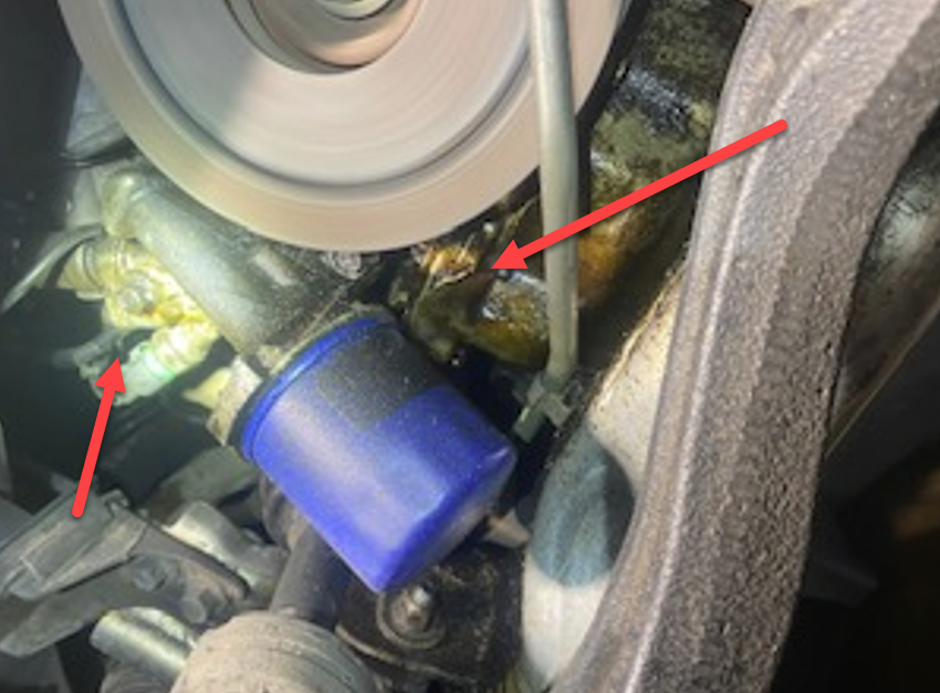 Oil leak passenger side AcuraZine Acura Enthusiast Community
