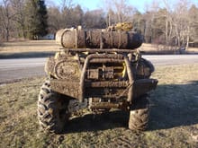 Got to close to my buddy when he went threw a mud hole hehe