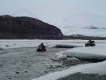 Just another ride in Alaska...the best place for riding ATVs.