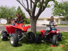 The Kids and their quads.