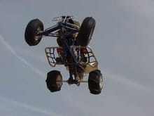Friend jumping over me at Glamis.                                                                                                                                                                       