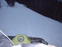 Snow ride to cottage