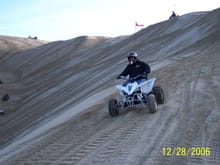  Wet and vertical playground, Florence, Oregon. Sand45 and his YFZ450                                                                                                                                   