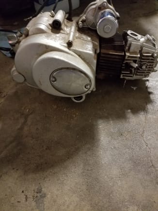 Cant find any markings that specify what brand of engine this is. In my search for a harness I haven't been able to find one that has a plug for the wires coming from the transmission. 