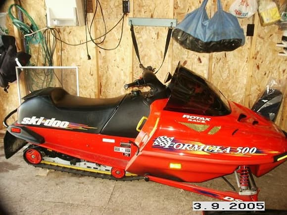 1998 Ski Doo Formula 500                                                                                                                                                                                
