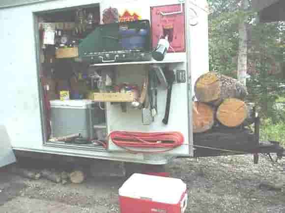 camping in medicine bow2'x5' pantry/kitchen/refrigeratorits a tool closet now,,,,air compressor, gas tank, riding gear                                                                      