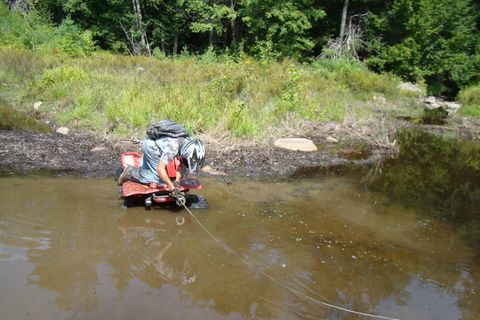 OK, so I guess it was wrong to let the only 2WD machine go first.  Thanks Jgar for determining this is where we should turn around!