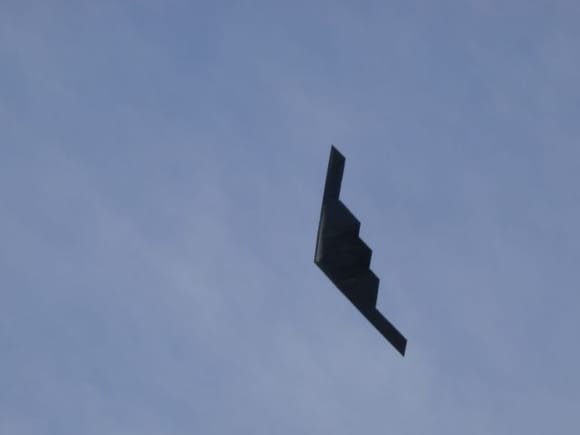 B-2 flying over my house