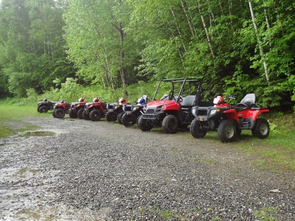 the rental fleet at the hotel