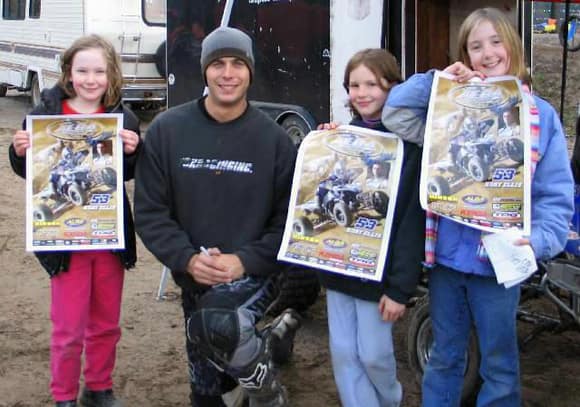 This is Jamie (middle) and her friends Mariah and Nicole with Kory Ellis at Woodland MX Park in Woodland, WA                                                                                            