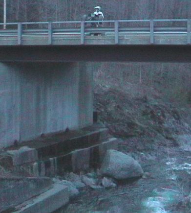 Wheelie onto the guardrails                                                                                                                                                                             