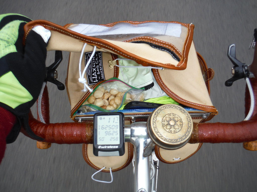 WAXED CANVAS Rembourré Thermique Bikepacking Guidon Harnais-Doubles comme un SIT MAT