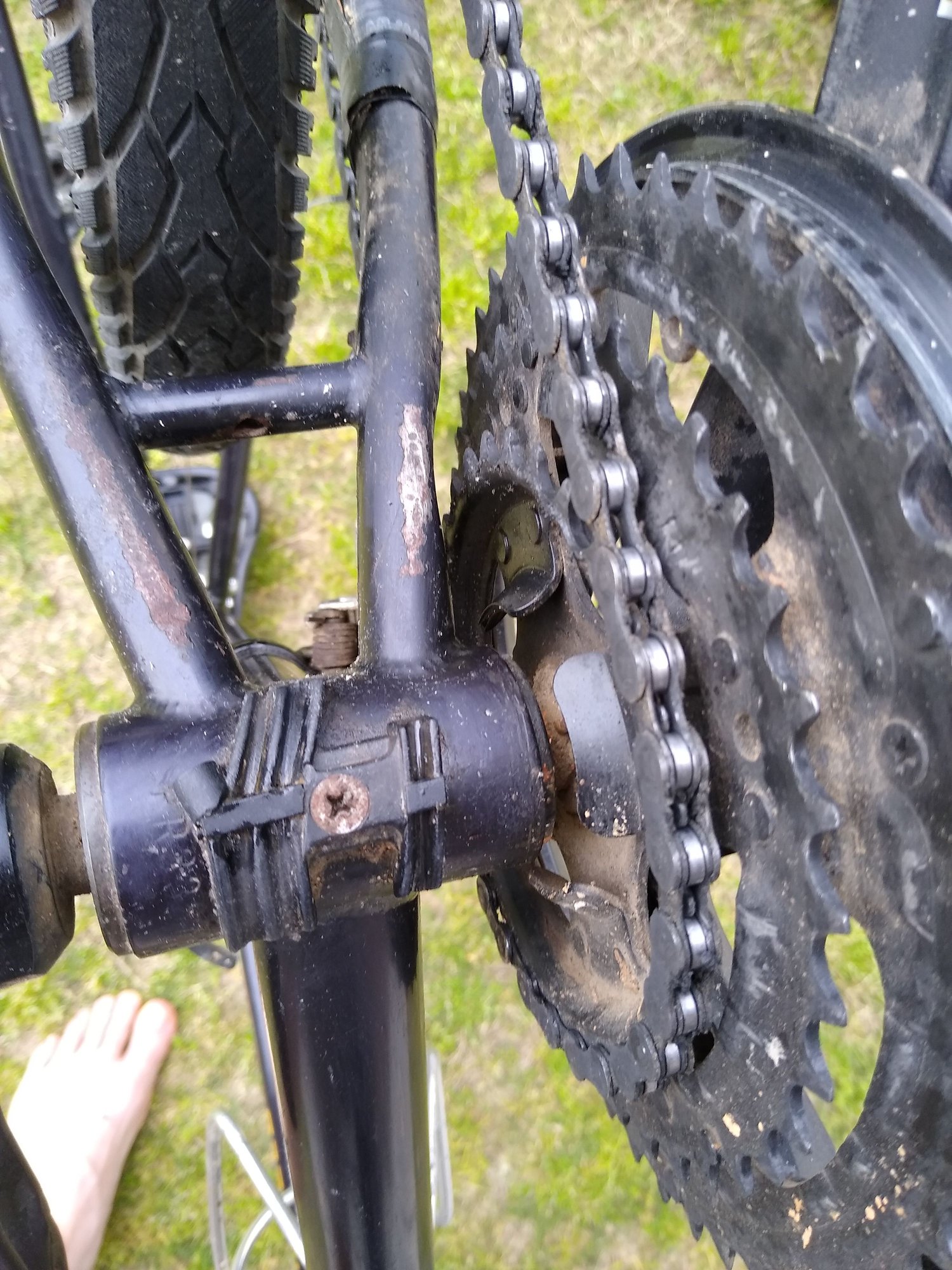 replacing internally routed bike cables